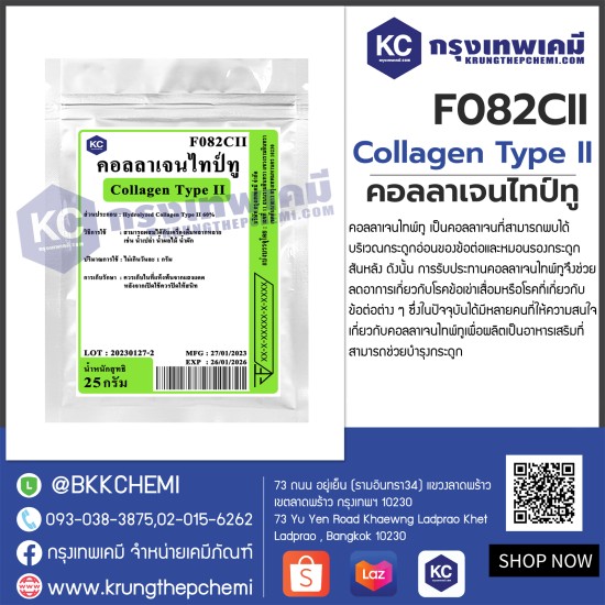 Collagen Type II : คอลลาเจนไทป์ทู