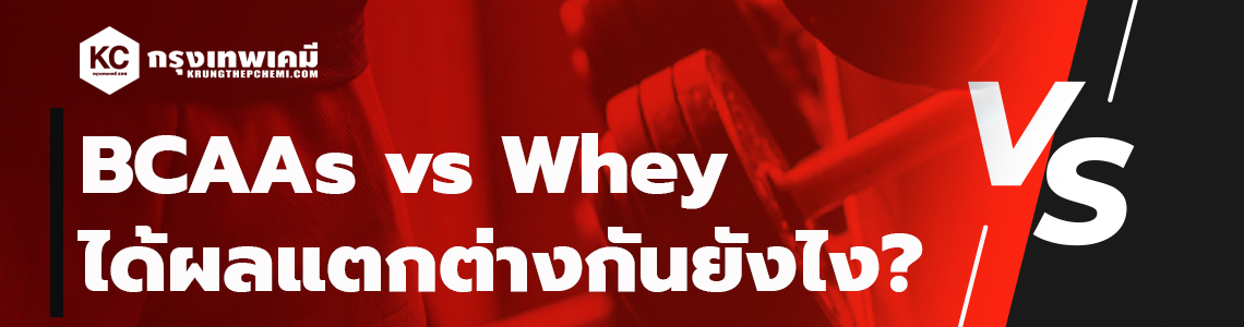 BCAAs vs Whey ได้ผลแตกต่างกันยังไง?